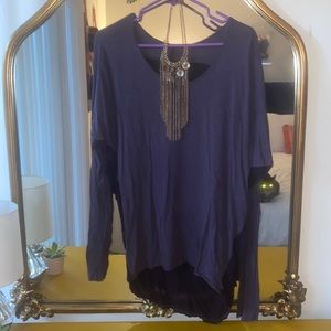 VELVET purple long sleeve